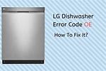LG Dishwasher Troubleshooting