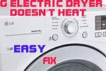 LG Electric Dryer No Heat
