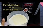 LG Microwave Boil Milk