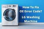 LG Washer OE Error Code Repair