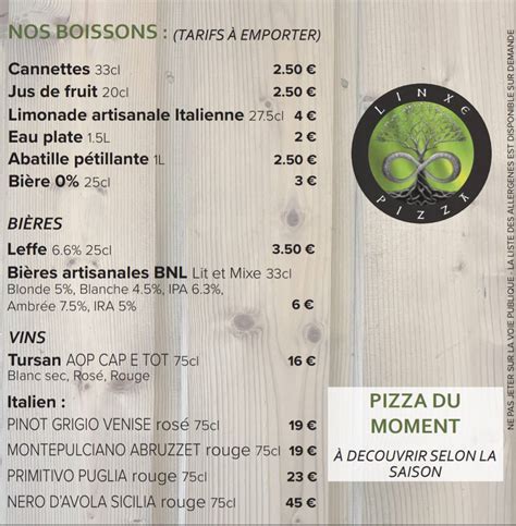 LINXE PIZZA à Linxe