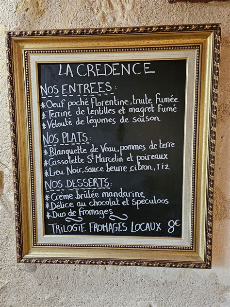 La Crédence à Azay-le-Rideau