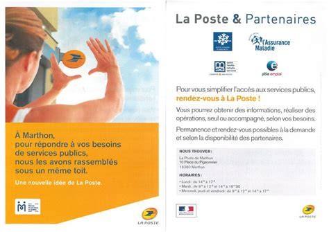 La Poste à Marthon