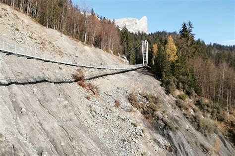 La passerelle du Nant Bordon à Passy