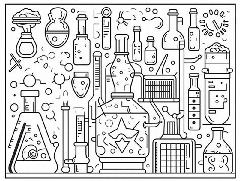Lab Week Coloring Pages