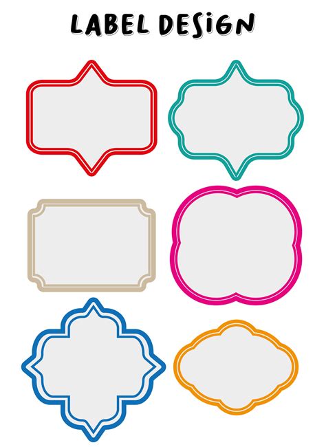 Label Design Template