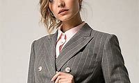 Ladies Pinstripe Suit