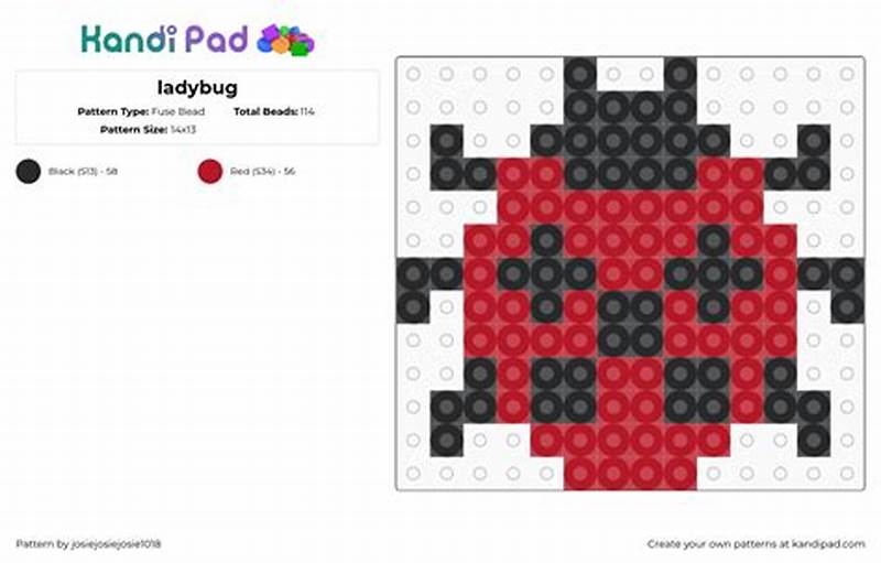 Ladybug Bead Pattern