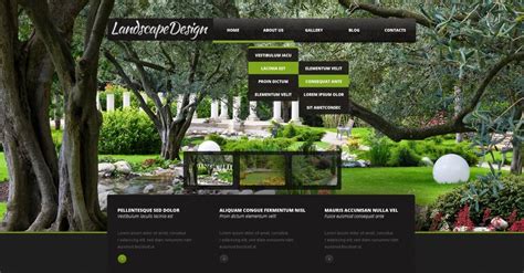 Landscape Website Templates