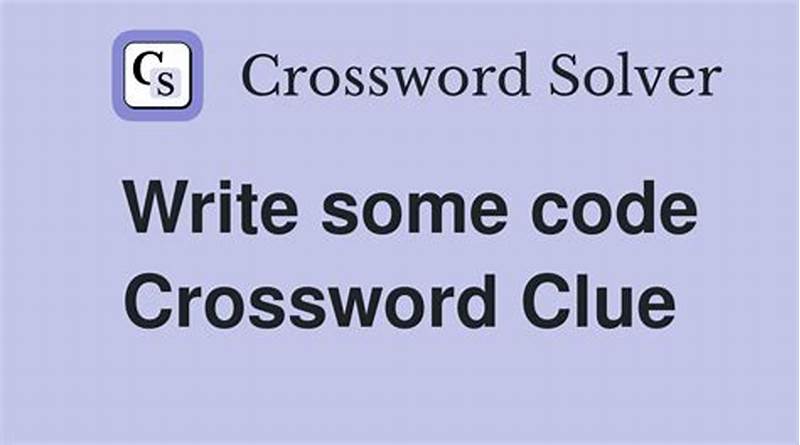 Language For Some Web Code Crossword