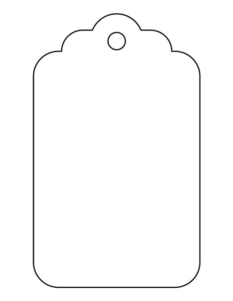 Large Gift Tag Template