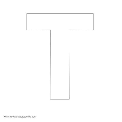 Large Letter Templates