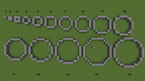 Large Minecraft Circle Chart