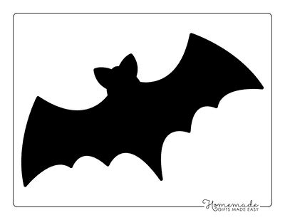 Large Printable Bats