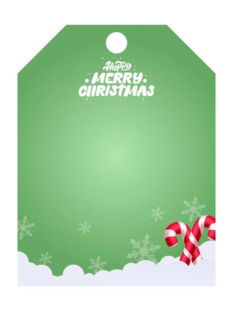 Large Printable Christmas Tags