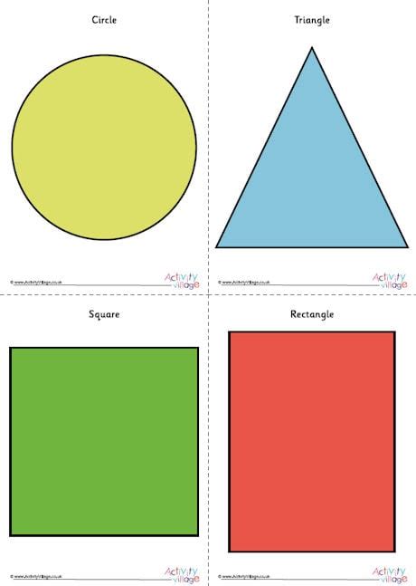 Large Printable Shapes