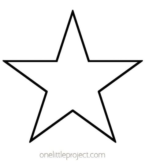 Large Star Template To Print