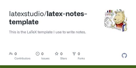 Latex Notes Template