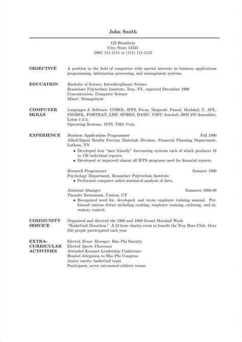 Latex Template Cv Academic