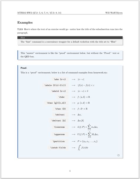 Latex Template For Assignment