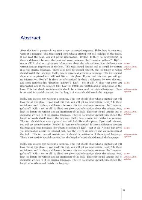 Latex Thesis Template