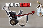 Lawn Mower Carb Adjustment