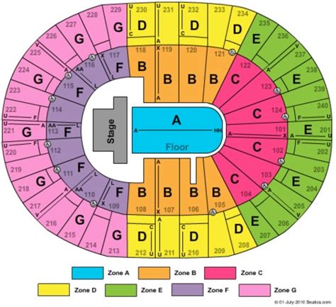 Lawrence Joel Seating Chart