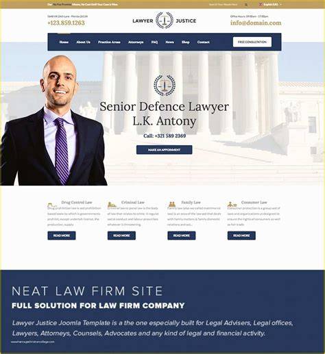 Lawyer Website Templates