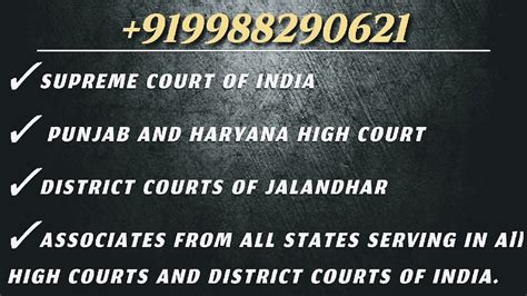 Lawyer and Advocate in Jalandhar and punjab