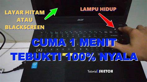 Layar Hitam Laptop