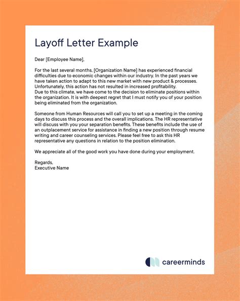 Layoff Letter Template Free