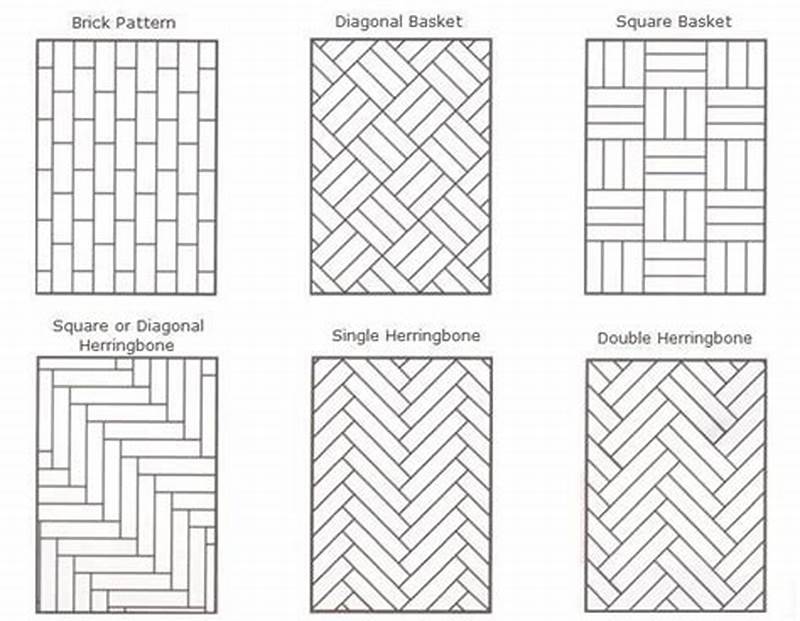 Layout Herringbone Tile Pattern