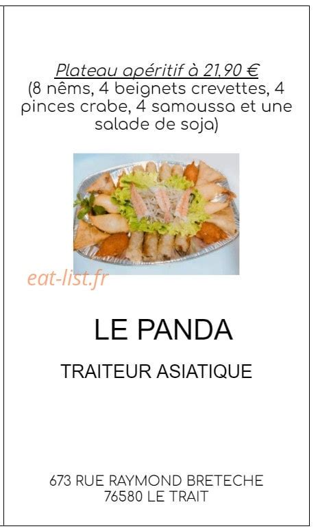 Le Panda à Le Trait