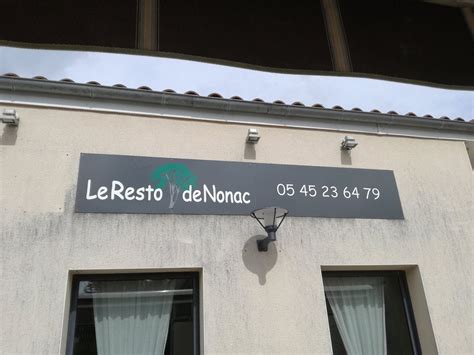 Le Resto de Nonac à Nonac