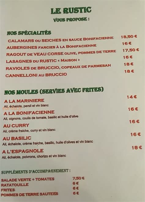 Le Rustic à Bonifacio