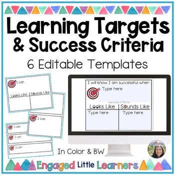 Learning Target Template