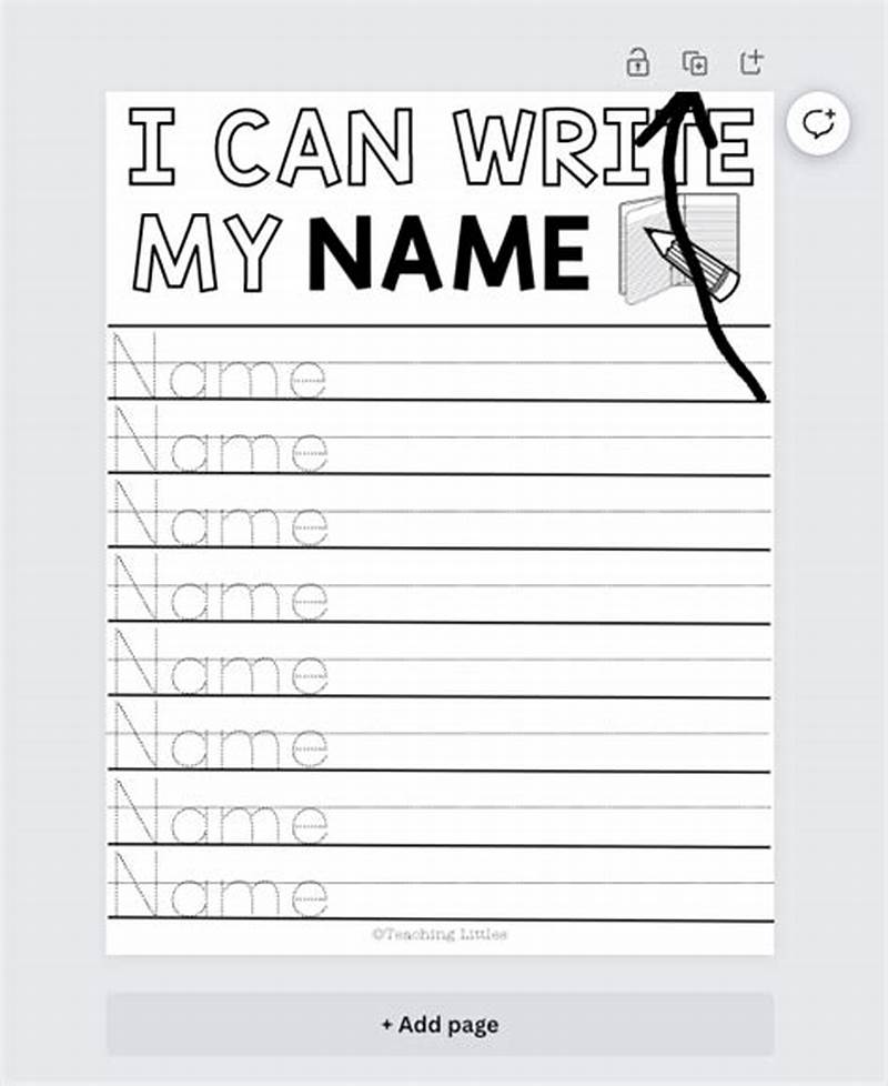 Learning To Write Name Printables