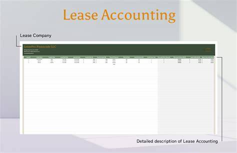 Lease Accounting Template