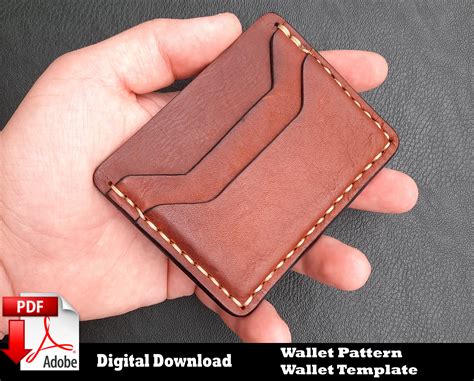 Leather Card Holder Template