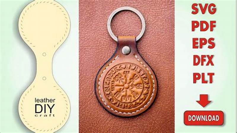 Leather Keychain Pattern