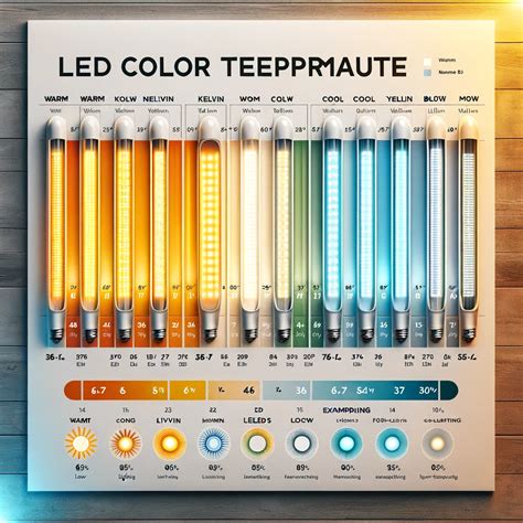 Led Light Bulb Color Temperature Chart