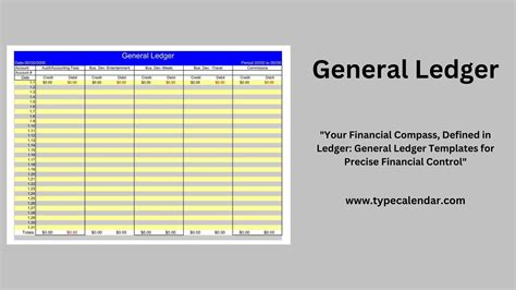 Ledger Printable