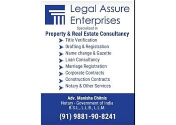 Legal Assure Enterprises | Property lawyer in Pune | Notary & Advocate Manisha Chitnis
