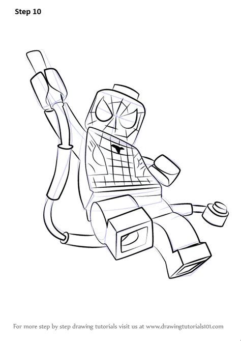 Lego Spider Man Drawing