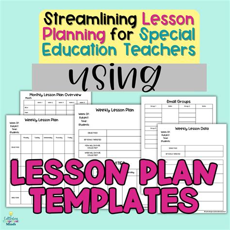 Lesson Plan Template For Special Education