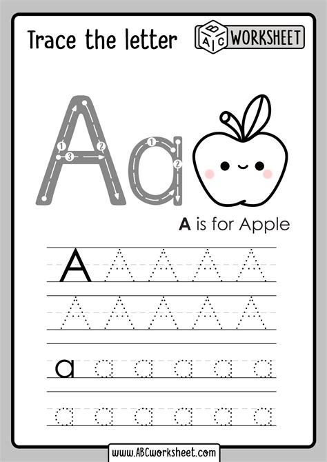 Letter A Worksheets Printable