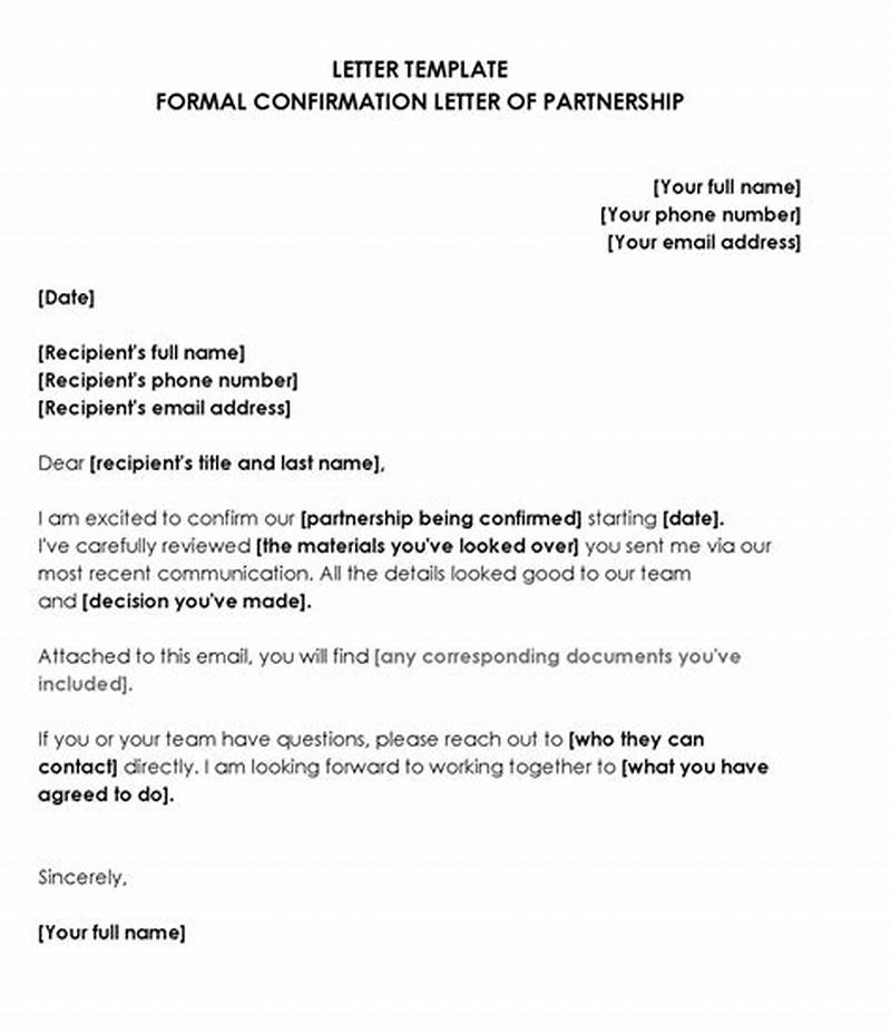 Letter Form Example