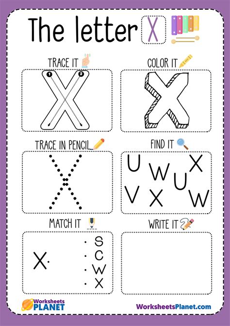 Letter X Printables