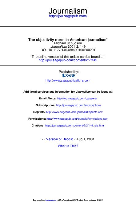 Letter from the Editor: Objectivity in American journalism has changed