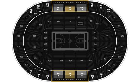 Lexus Club Crypto Arena Seating Chart